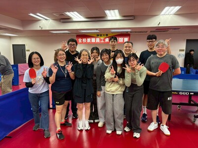 教職員桌球賽大合照